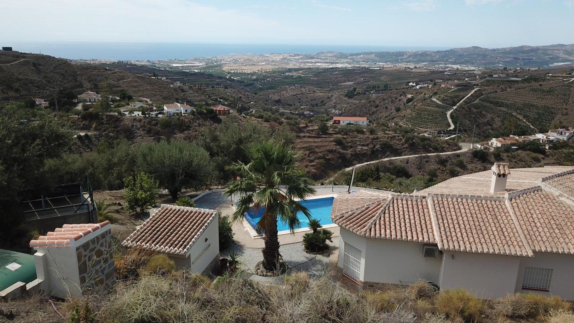 Villa Camakini With Heated Pool And Sea View Arenas  Exterior photo